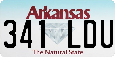 AR license plate 341LDU