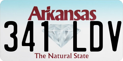 AR license plate 341LDV