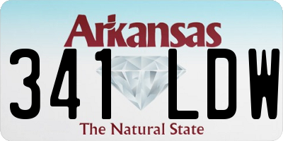 AR license plate 341LDW