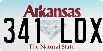 AR license plate 341LDX