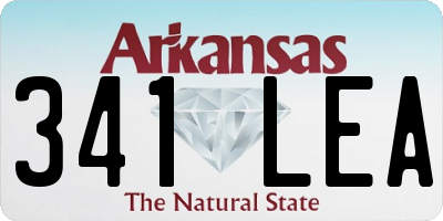 AR license plate 341LEA