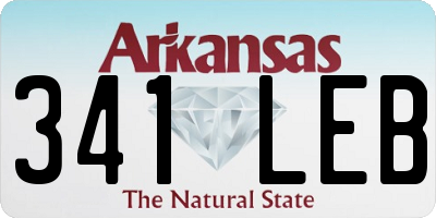 AR license plate 341LEB