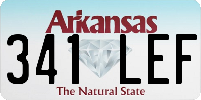 AR license plate 341LEF