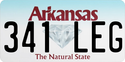 AR license plate 341LEG