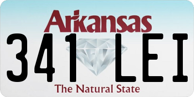 AR license plate 341LEI