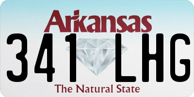 AR license plate 341LHG