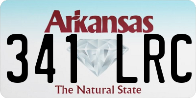 AR license plate 341LRC
