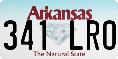 AR license plate 341LRO