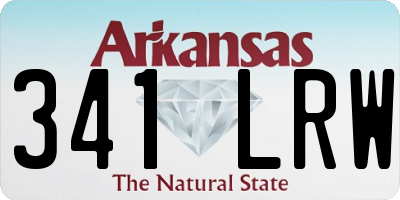 AR license plate 341LRW