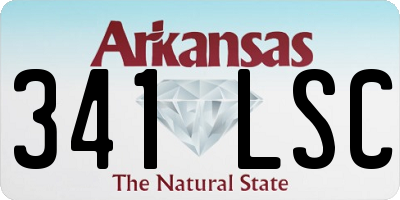 AR license plate 341LSC