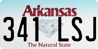 AR license plate 341LSJ