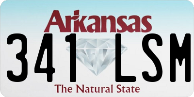 AR license plate 341LSM