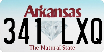 AR license plate 341LXQ