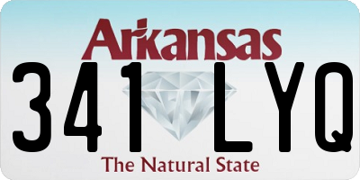 AR license plate 341LYQ