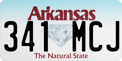 AR license plate 341MCJ