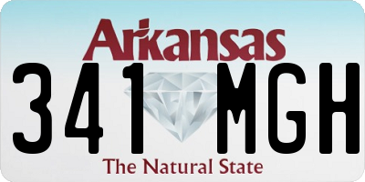 AR license plate 341MGH