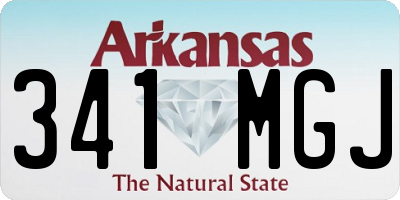 AR license plate 341MGJ
