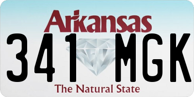 AR license plate 341MGK