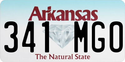 AR license plate 341MGO