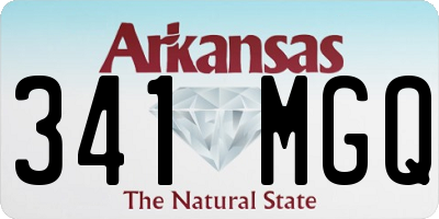 AR license plate 341MGQ