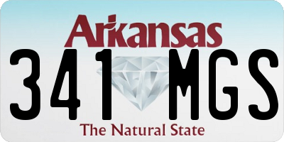 AR license plate 341MGS