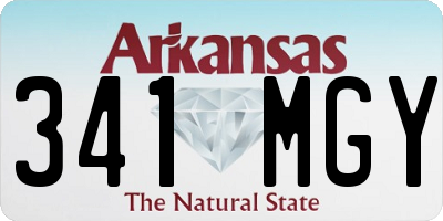 AR license plate 341MGY