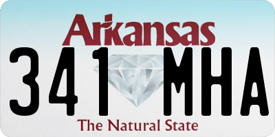 AR license plate 341MHA