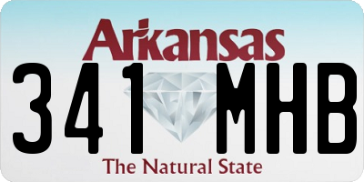 AR license plate 341MHB
