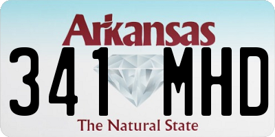 AR license plate 341MHD