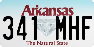 AR license plate 341MHF