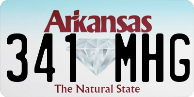 AR license plate 341MHG