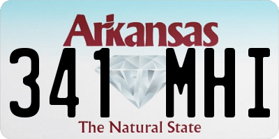 AR license plate 341MHI