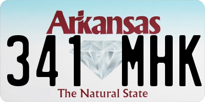 AR license plate 341MHK