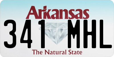 AR license plate 341MHL