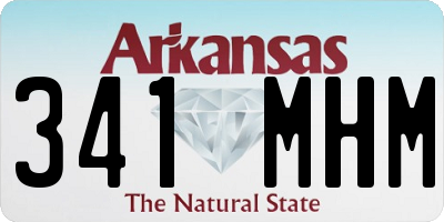 AR license plate 341MHM