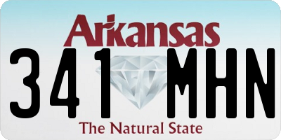 AR license plate 341MHN