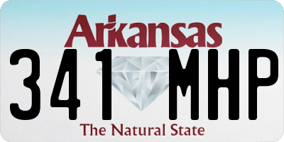 AR license plate 341MHP