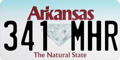 AR license plate 341MHR