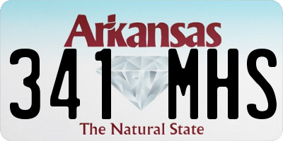 AR license plate 341MHS
