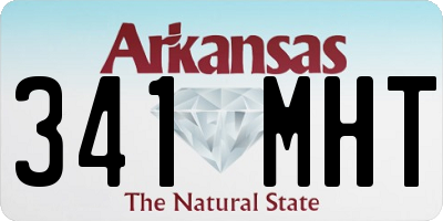 AR license plate 341MHT