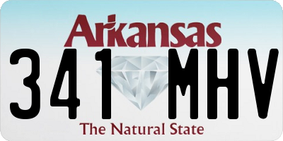 AR license plate 341MHV