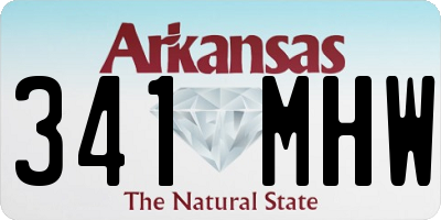 AR license plate 341MHW