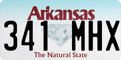 AR license plate 341MHX