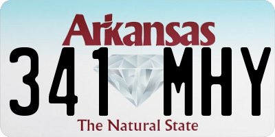 AR license plate 341MHY