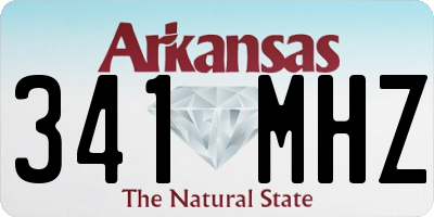 AR license plate 341MHZ