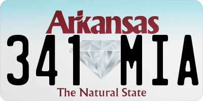 AR license plate 341MIA