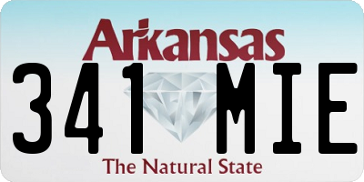 AR license plate 341MIE
