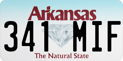 AR license plate 341MIF