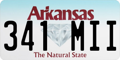 AR license plate 341MII