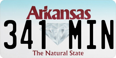 AR license plate 341MIN